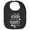 MoonWorks® Baby Bib Large with Saying Funny My Parents Are