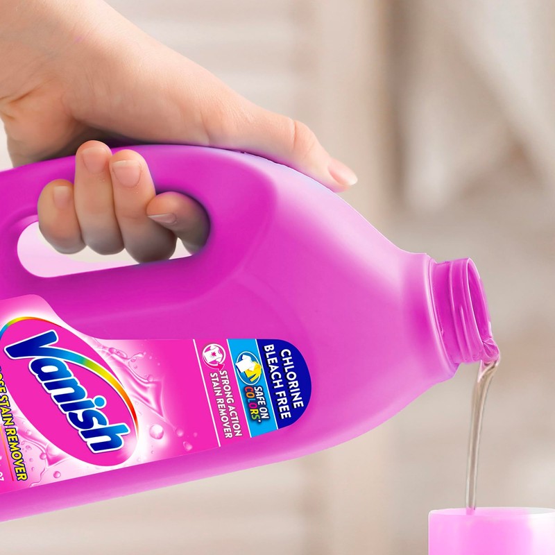 Vanish Pink Liquid Color Bleach Free Stain Remover 1750ML