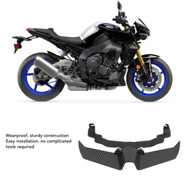 MT10 MT10 SP Front Fairing Winglet Aerodynamic Replacement - 2022 to 2025 Motorcycle Spoiler Winglets for Enhanced Downforce (Carbon Fiber Color)
