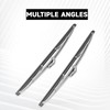 12" and 12" Vintage Front Windshield Wipers (Pack of 2),