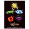 Duel Masters Standard Card Sleeve, 5 Large Civilization Version