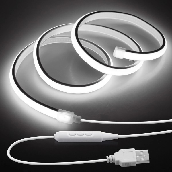 Samsion 5V USB COB LED Light Strip with Dimmer 3.3FT