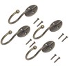 Audiophile Wall Hanging Hook Hanger with Screws Hanging Clothes Coat