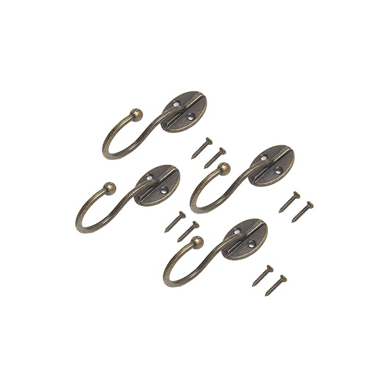 Audiophile Wall Hanging Hook Hanger with Screws Hanging Clothes Coat