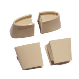 Compatible replacement two pairs (4 pcs) split knobs for Lutron Skylark dimmers & fan controls (Ivory)