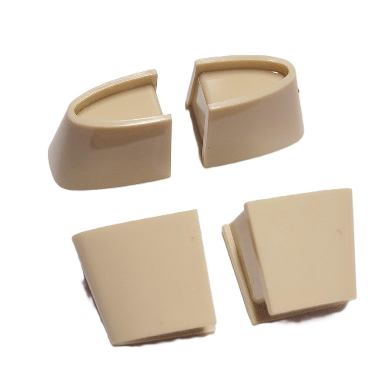 Compatible replacement two pairs (4 pcs) split knobs for Lutron