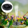 1W Solar Fountain Pump with 6 Nozzles Free Standing Water