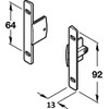 Indaux Kitchen Drawer Fixing Brackets (Sold in Pairs)