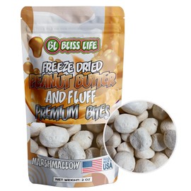 Freeze Dried Marshmallow Candy, ASMR Crunchy Candy, Sweet Kids Snacks, Unique Novelty Snack for Kids 2oz