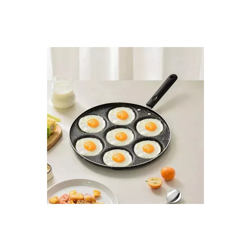 Innovaciones Sartén Antiadherente Para Cocinar Huevos Con 7 Espacios