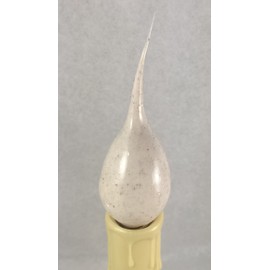 On The Bright Side Primitive Silicone Dipped 5 Watt Light Bulb - Pack of 6 - Cream