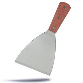 Kerafactum Slanted Pulled Pork Spatula for Hamburger Fried Egg, Grill Spatula, Spatula, Spatula, Lifter for Burgers, Steaks, Burger Spatula for Oven and Grill, Egg Lifter, 23 cm