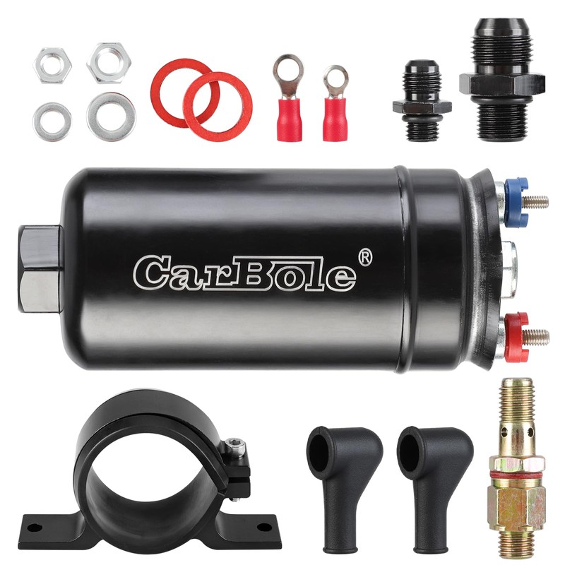 CarBole - Bomba de combustible eléctrica externa universal en línea,