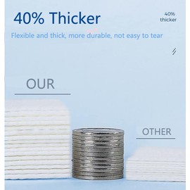 OUKAIDE Facial Soft Cotton Disposable Cleaning Face Towel, Facial Cleansing Cotton Non-woven Cotton Wet and Dry wash Towel,Multi-purpose Disposable Face Towel,Removing Makeup and Cleani 1 Pack 100pcs