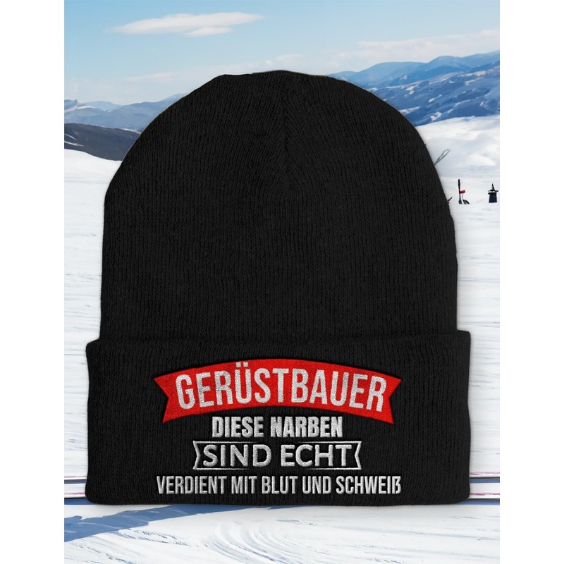 tshirtladen Hat – Scaffolding – Beanie One Size – Winter