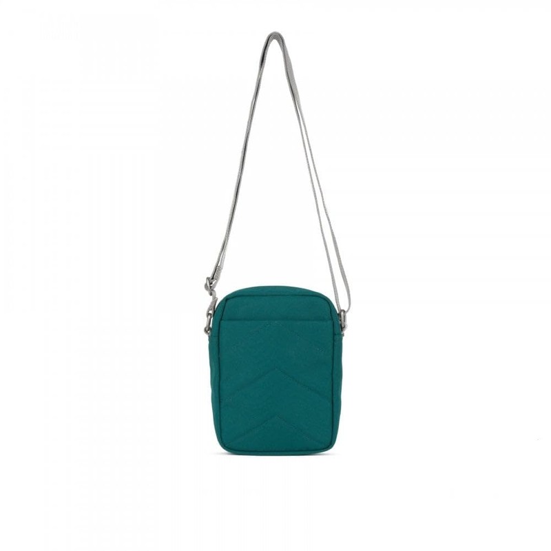 ROKA London Unisex Bond Shoulder Bag, blue-green