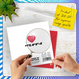 Funny Girlfriend Anniversary Card - Adorable Flaws - Cheeky Happy Anniversary Card for Girlfriend from Boyfriend Partner, 145mm Joke Humour Anniversaries Greeting Cards