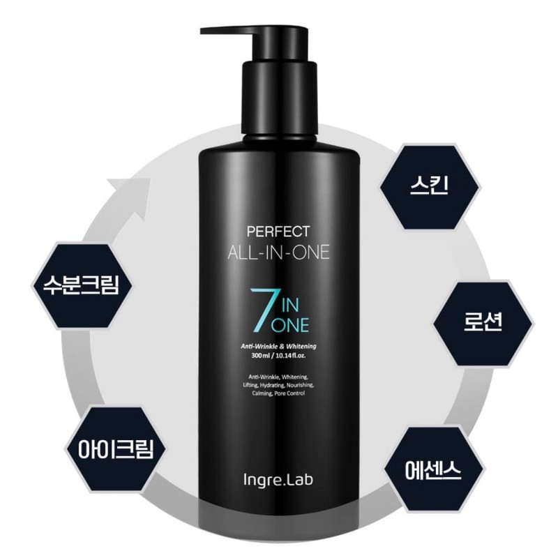 Ingrilab Perfect All-in-One, 4 types, 2 sets, men’s men’s middle-aged