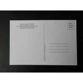 Kingdom of Hawaii Postage Stamp Post Card Portrait of King Kamehameha IV