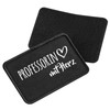 Huuraa Beanie-Patch Professorin mit Herz Geschenk Black für Mütze Professorin