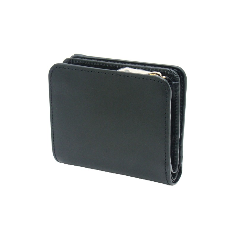 Paul Smith Swirl Stripe Slots Women's Bi-Fold Wallet, Black, Black