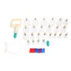 24pcs Professional Magnetic Therapy Vacuum Suction Cupping Set Body Treatment