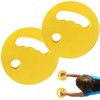 Water Aerobics Discs,2X EVA Foam Handheld Swim Disc - Comfortable