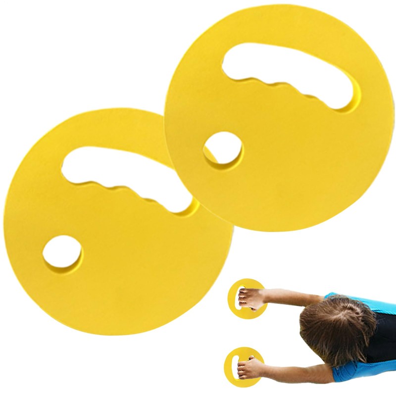 Water Aerobics Discs,2X EVA Foam Handheld Swim Disc - Comfortable