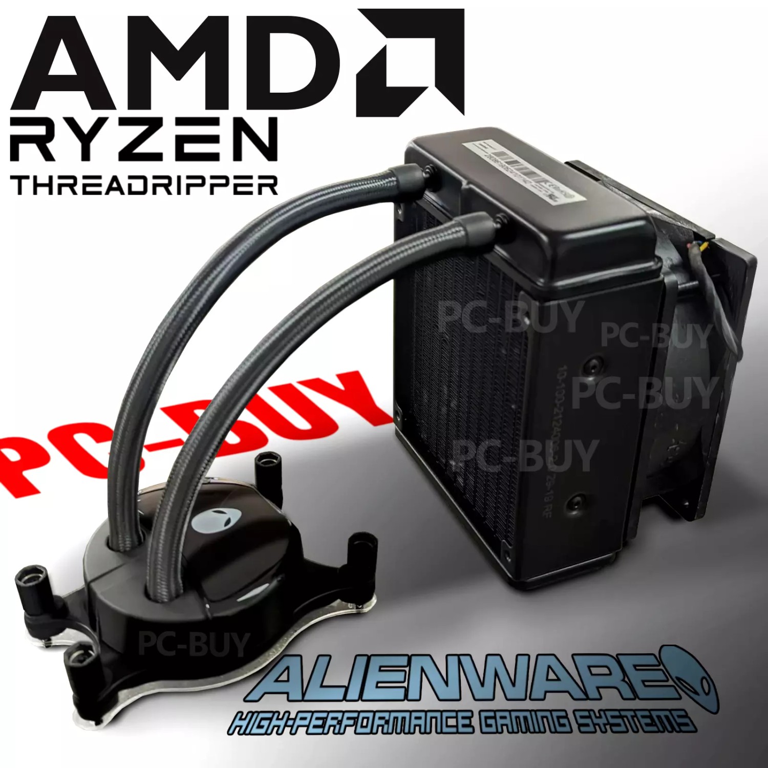 Dell Alienware Area 51 R6 R7 AMD RYZEN Threadripper AIO Liquid Cooler w ...