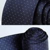 HISDERN Men's Tie with Pocket Square Dot Ties Wedding Classic