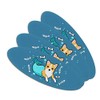Merdog Mermaid Dog Double-Sided Oval Nail File Emery Board Set