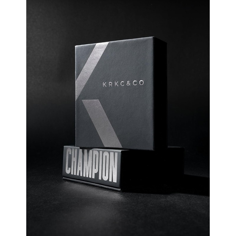 KRKC&CO Black Earrings Stud for Men, 925 Sterling Silver Hypoallergenic