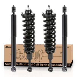 MOSTPLUS Front Rear Complete Struts Shock Absorbers Assembly 171371L 171371R Compatible for 2007-2014 Toyota FJ Cruiser