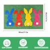 Vanleonet Easter Bathroom Rugs, Cute Bunny Easter Mat for Easter