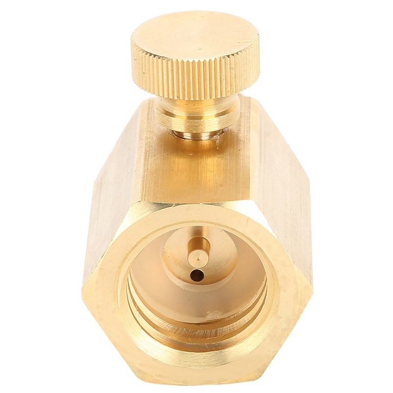 Soda Cylinder Adapter Valve with Switch Female Thread TR21-4 to