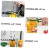 LABRIMP 6pcs Stainless Steel Canning Jar Lifter Clips for Home