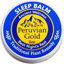 Peruvian Gold Sleep Better Balm Best Night’s Rest | Supports Healthy Sleep, Safe for All Ages | 2oz | Fair Trade, Non-Toxic, Sustainably Sourced Ingredients