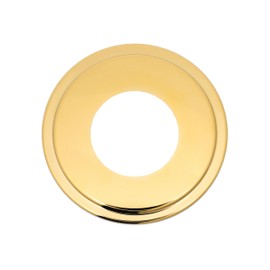 The Can Converter Ceiling Medallion for Recessed Can Light – Home Improvement Decorative Steel Goof Ring & Cover Plate for 4’’, 5’’ & 6″ Cans, Small Ceiling Medallion for Chandeliers, Polished Gold