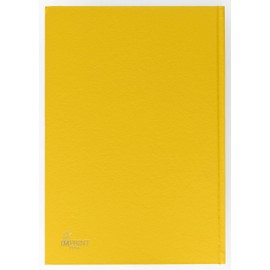 Imprint 2025 Premium Quality A5 Day to Page Diary with Full Page of Saturday & Sunday, Hardback Desk Diary with Ribbon Marker, Planner Organiser Diary (Yellow)