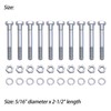 XTPTFABS (10Pcs) 70060-01337 Shear Bolts 5/16" x 2-1/2" Compatible with
