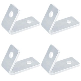 YIDU69Q 4 Pcs 2 Hole Corner Bracket Closed 60 Degree for 1-5/8" Strut Channel