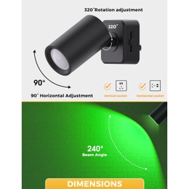 L LOHAS LED Night Lights Plug into Wall, [2-Pack] Decorative Night Lights with Dusk to Dawn Sensor,Brightness Adjustable,RGB Color Changing Nightlight for Bathroom,Hallway,Stairs