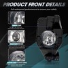 RAPOOSANS Driving Fog Lights Lamps Assembly Kit for 2013 2014