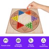 Offelec Classic Chinese Checkers Game Set – 13.5 Inch Foldable