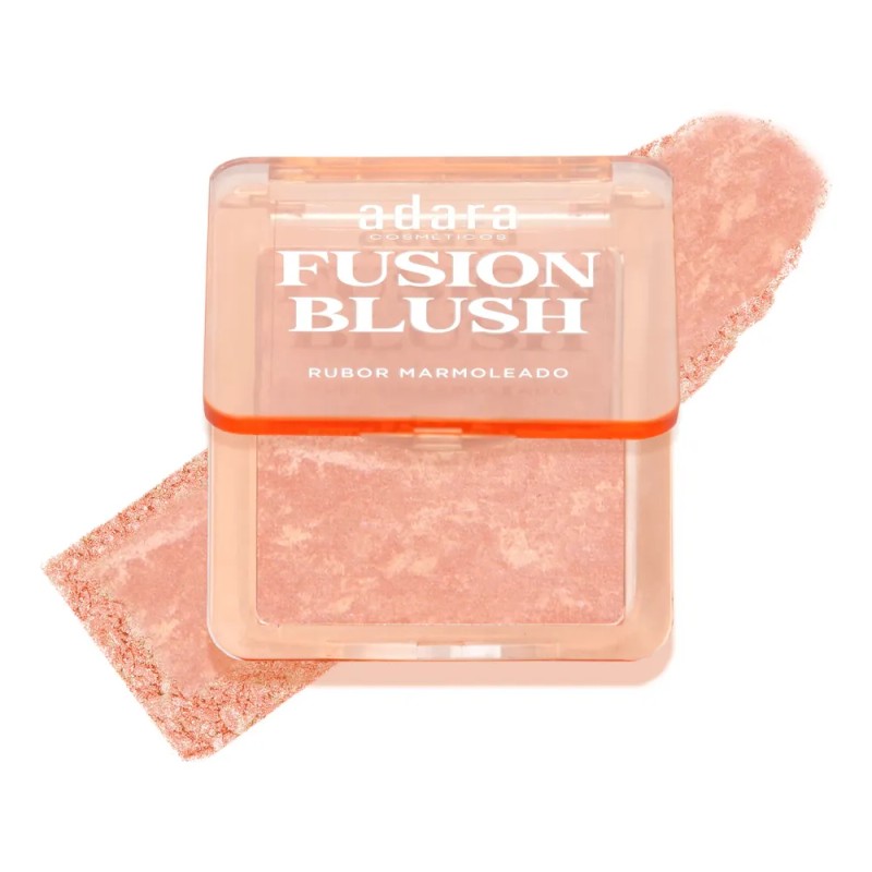 Rubor Adara Fushion Blush Marmoleado Tono Del Maquillaje 01 Oh