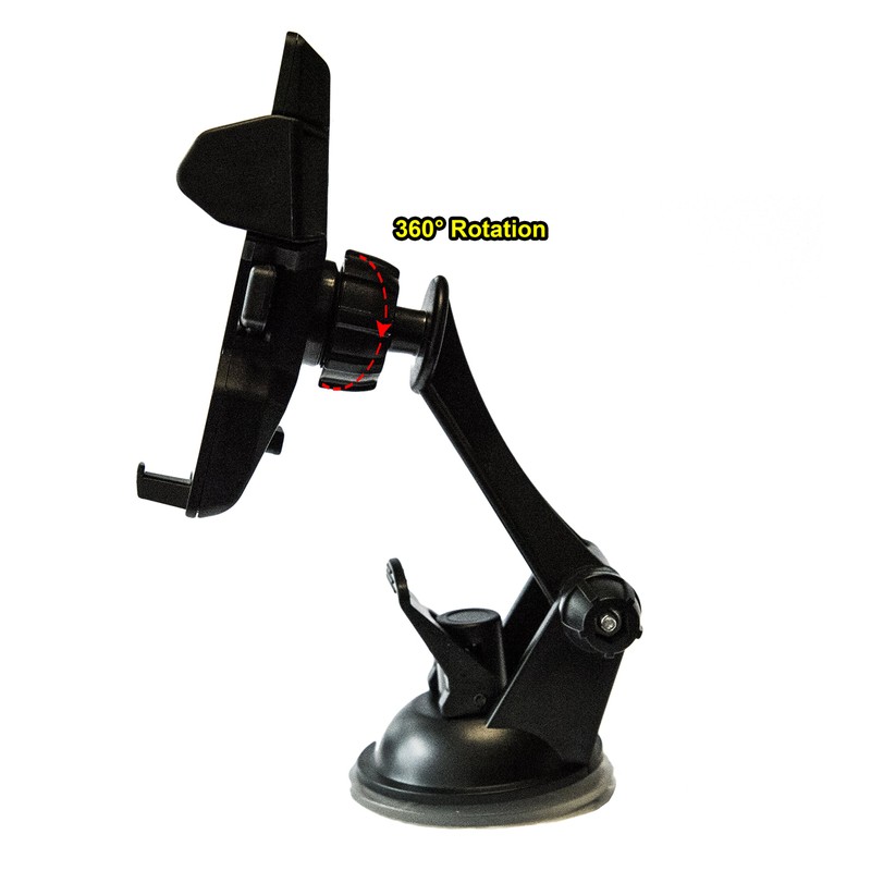Jeremywell Universal 360 Degree Car Windshield Dashboard Suction Cup Mount