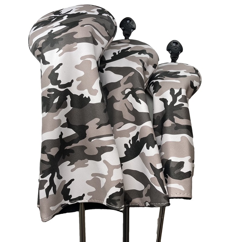 Set of 4 Camo Headcovers for DR (460cc Compatible), FW2,