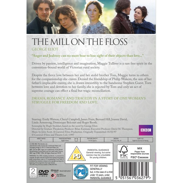 The Mill on the Floss (Repackaged) [Region 2] [UK Import] by 2 Entertain [DVD]
