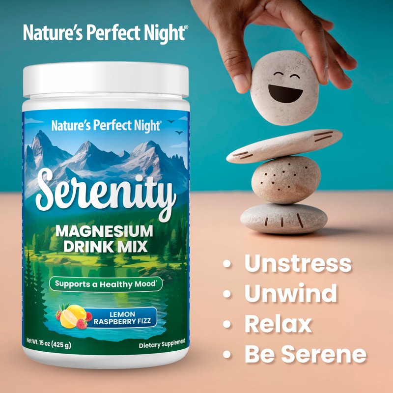 Nature’s Perfect Night | Serenity Magnesium Drink Mix Powder |