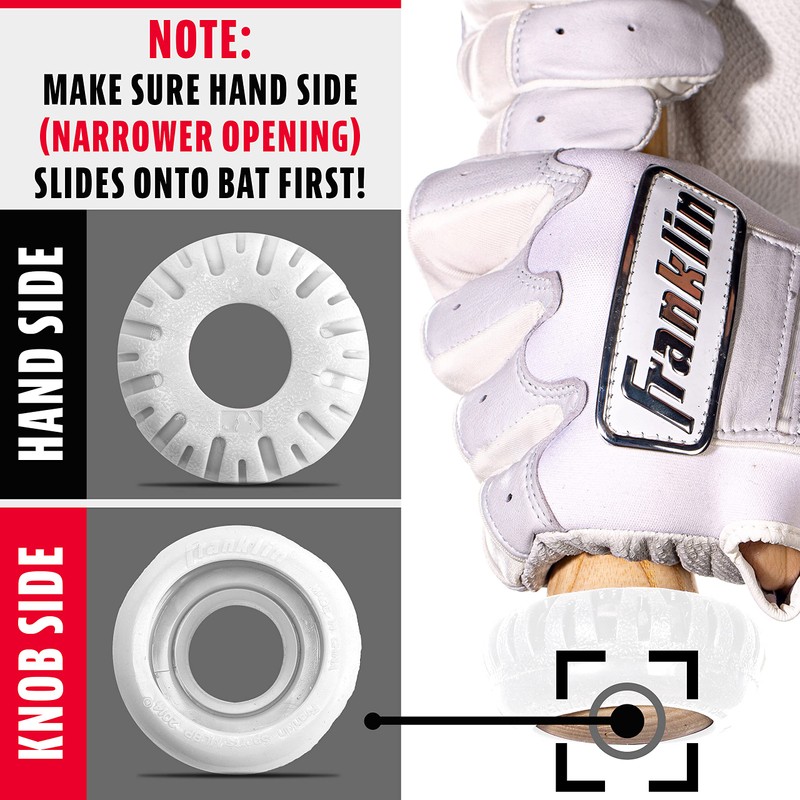 Franklin Sports Baseball Bat Grip Knob - Gator Grip Bat